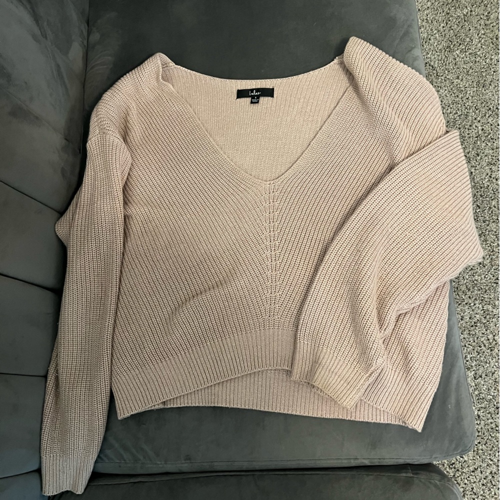 Lulus tan/brown sweater